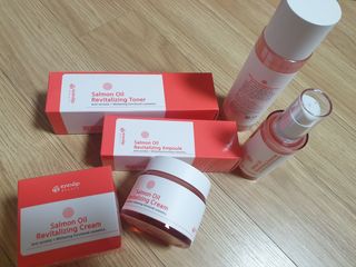 아이앤립 / EYENLIP 아이앤립 연어오일 리바이탈라이징 토너+앰플+크림 3종 세트 — 4.5점을 준 리뷰어가 2021년 6월 올린 사용 사진