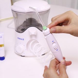 주식회사 클린디 [클린디] 양치 후 남은 이물질, 물치실로 완벽 제거 🦷 구강세정기 세트 [맞춤 칫솔 + 치약 포함] — 5점을 준 리뷰어가 2021년 12월 올린 사용 사진