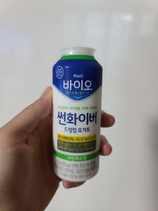 LIVE 매일바이오 썬화이버 드링킹 요거트 — 5점을 준 리뷰어가 2022년 8월 올린 사용 사진
