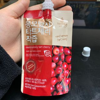 자연에온 몽모랑시 타트체리 착즙 100mL 10개입 2BOX — 5점을 준 리뷰어가 2021년 1월 올린 사용 사진