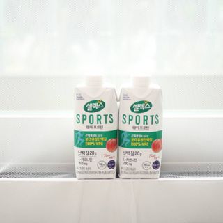 셀렉스스포츠 셀렉스 스포츠 웨이 프로틴 복숭아_ 330ml x 12팩 — 5점을 준 리뷰어가 2021년 7월 올린 사용 사진
