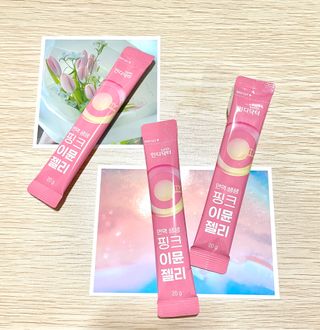 [인디닥터] 면역 생생 핑크 이뮨 젤리 — 4.5점을 준 리뷰어가 2022년 6월 올린 사용 사진