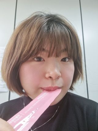 주식회사 얼굴반쪽 [얼굴반쪽 가르시니아 2,800mg] x 14포 1주 젤리 다이어트 보조제 체지방감소 — 3.5점을 준 리뷰어가 2021년 12월 올린 사용 사진