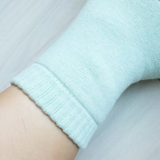 [사이즈가 있는 양말 필로이]여자 순면 통파일 꿀잠 수면 양말【 S, M, L 】3가지 사이즈_컬러 랜덤 3족 — 5점을 준 리뷰어가 2022년 10월 올린 사용 사진