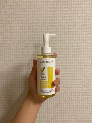 랑벨 내츄럴 딥 클렌징 오일 200ml (저자극 약산성 천연 클렌징) — 5점을 준 리뷰어가 2022년 5월 올린 사용 사진