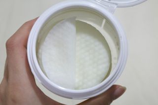 랑벨 비타 에너지 잡티 앰플 패드 65매 (투명하고 밝은 얼굴 광채패드) — 5점을 준 리뷰어가 2022년 5월 올린 사용 사진