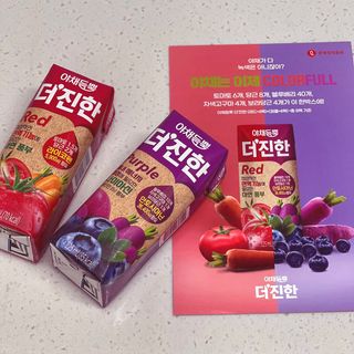 [롯데칠성] 야채듬뿍 더'진한 [롯데칠성] 야채는 이제 COLORFULL! 야채듬뿍  더 진한 레드 4개 +퍼플 4개 (총 8개) — 4점을 준 리뷰어가 2023년 6월 올린 사용 사진
