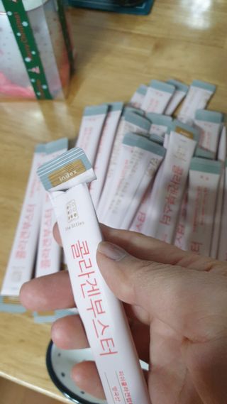 더리틀스 콜라겐부스터 — 5점을 준 리뷰어가 2023년 1월 올린 사용 사진