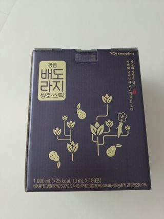 광동생활건강 나우 [광동] 배도라지 쌍화스틱 10mL x 100포 — 5점을 준 리뷰어가 2023년 2월 올린 사용 사진