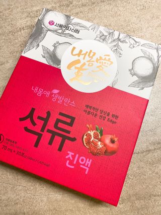 서울약사신협_내몸애생발란스석류_70ml x 30포 — 5점을 준 리뷰어가 2021년 8월 올린 사용 사진