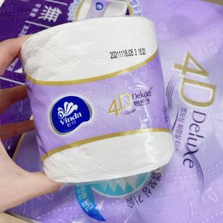 빈다 4Deluxe 4겹 엠보싱 롤 화장지 — 4.5점을 준 리뷰어가 2022년 3월 올린 사용 사진