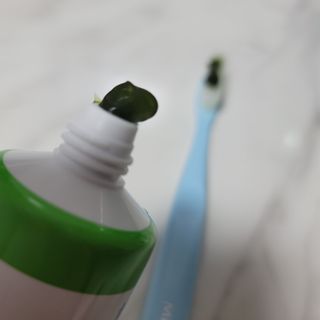 프리마인 유해균 뿐만 아니라 유익균까지 씻어내는 치약은 그만, 건강한 구강환경을 만드는 덴탈엔오 — 5점을 준 리뷰어가 2022년 1월 올린 사용 사진