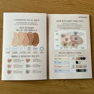 애니가드 셋업메베마스크 (대형 4컬러 + 중형 4컬러) — 5점을 준 리뷰어가 2022년 4월 올린 사용 사진