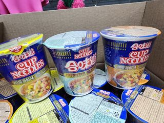 NISSIN 닛신 컵누들  4종 - 씨푸드오리지날, 씨푸드 스파이시, 씨푸드 커리, 씨푸드 XO소스 — 5점을 준 리뷰어가 2023년 2월 올린 사용 사진