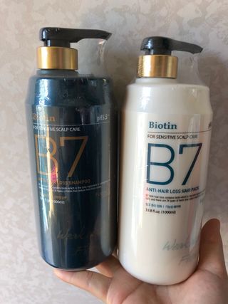 [포레스트스토리] B7 안티 헤어로스 샴푸1,000ml + 헤어팩 1,000ml — 5점을 준 리뷰어가 2021년 3월 올린 사용 사진
