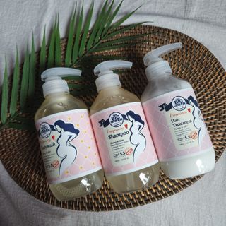 빅그린 임산부 전용라인 3종세트 - 샴푸500ml,트리트먼트500ml,바디워시500ml — 5점을 준 리뷰어가 2022년 8월 올린 사용 사진
