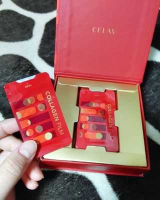 프리마인 귀족의 콜라겐, 92배 흡수율. 럭셔리 프리미엄 셀라브 콜라겐필름 30매 — 4점을 준 리뷰어가 2021년 11월 올린 사용 사진