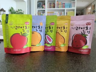 아비삭과일칩 5종 /딸기,사과,배,귤,무화과 5종 — 5점을 준 리뷰어가 2021년 5월 올린 사용 사진