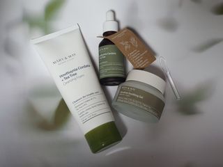 마리엔메이 센서티브 수딩 젤 크림 + 어성초 티트리 추출물 세럼 + 어성초 티트리 모공 클렌징 폼 — 5점을 준 리뷰어가 2021년 9월 올린 사용 사진