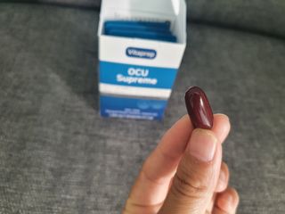 뉴트리션팩토리 비타프렙 오큐슈프림 루테인 오메가3 1050mg — 4.5점을 준 리뷰어가 2021년 6월 올린 사용 사진