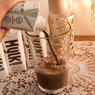 이너프 뮐크 초콜릿맛 — 5점을 준 리뷰어가 2022년 10월 올린 사용 사진