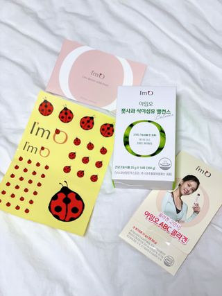 아임오 풋사과 식이섬유 밸런스 젤리 14포 — 5점을 준 리뷰어가 2021년 10월 올린 사용 사진