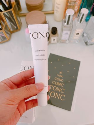 CONC 콩크 미로탐누스 안티링클 화이트닝 세럼 — 4점을 준 리뷰어가 2021년 2월 올린 사용 사진