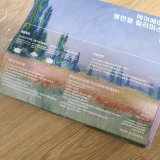 에어에이드 컬러 덴탈 마스크 — 5점을 준 리뷰어가 2021년 8월 올린 사용 사진