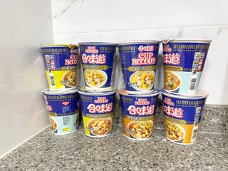 NISSIN 닛신 컵누들  4종 - 씨푸드오리지날, 씨푸드 스파이시, 씨푸드 커리, 씨푸드 XO소스 — 5점을 준 리뷰어가 2023년 1월 올린 사용 사진