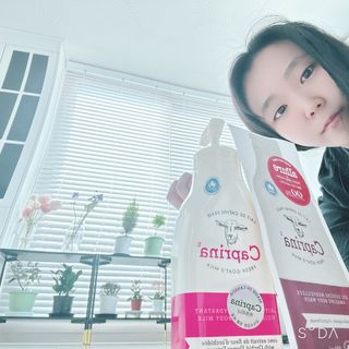 카프리나 프레쉬 산양밀크 모이스춰라이징 바디로션 350ml(오키드향) — 4점을 준 리뷰어가 2023년 3월 올린 사용 사진