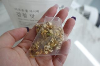 이풀 이로운풀 다시팩 3종세트(담백한맛, 감칠맛, 순한맛) — 5점을 준 리뷰어가 2022년 10월 올린 사용 사진