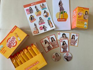 [광동제약] 비타500데일리스틱70포&굿즈3종 — 4점을 준 리뷰어가 2021년 10월 올린 사용 사진