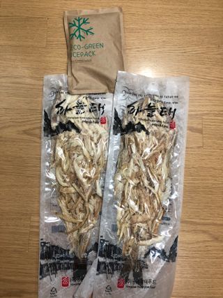 [오늘바스켓] 용대리 손질하늘태 130g — 5점을 준 리뷰어가 2021년 5월 올린 사용 사진