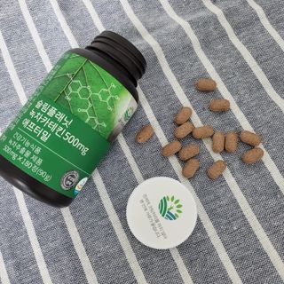 슬림플래닛 녹차카테킨 500mg 애프터밀 — 5점을 준 리뷰어가 2021년 10월 올린 사용 사진