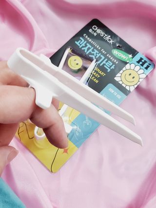 칩스틱 과자젓가락 게이밍젓가락 2ea / KC인증 식품용 — 5점을 준 리뷰어가 2021년 11월 올린 사용 사진
