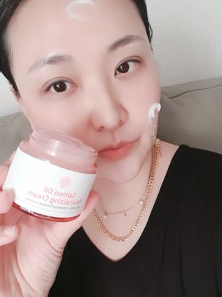 아이앤립 / EYENLIP 아이앤립 연어오일 리바이탈라이징 토너+앰플+크림 3종 세트 — 5점을 준 리뷰어가 2021년 5월 올린 사용 사진