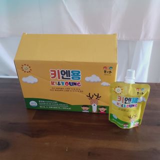 [몸엔용] 어린이, 초등학생의 영양간식 달콤 국산녹용 키엔용  80ml x 10포 — 5점을 준 리뷰어가 2021년 7월 올린 사용 사진