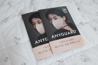 애니가드 셋업메베마스크 (대형 4컬러 + 중형 4컬러) — 4점을 준 리뷰어가 2022년 4월 올린 사용 사진