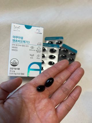 메디포스트 모비타 아쿠아셀 엔초비오메가3 60캡슐 — 5점을 준 리뷰어가 2022년 12월 올린 사용 사진