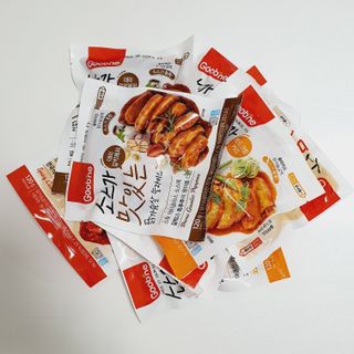 굽네몰 [굽네] 소스가 맛있는 닭가슴살 슬라이스 4종 — 5점을 준 리뷰어가 2021년 11월 올린 사용 사진