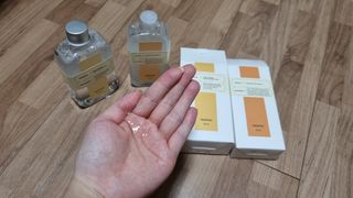 [녹산] 비건 대나무 밸런싱 수분 토너 + 비건 바이오 비타 에센스 — 5점을 준 리뷰어가 2022년 11월 올린 사용 사진