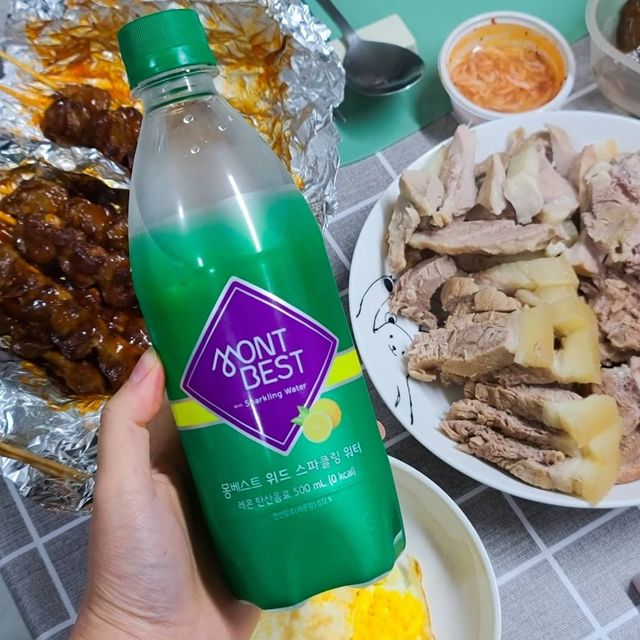 Montbest with Sparkling water Lemon OR Lime 20병(랜덤) 리뷰 사진