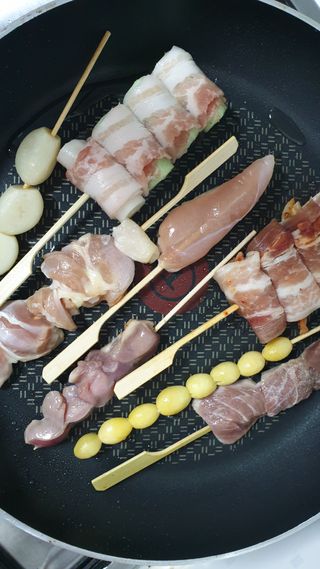 [다물꼬치] 모듬꼬치 10개 +데리야끼소스120g+매운고추소스120g — 5점을 준 리뷰어가 2021년 10월 올린 사용 사진