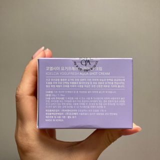 코엘시아 요거프레쉬 아쿠아샷 수분크림 — 5점을 준 리뷰어가 2021년 1월 올린 사용 사진