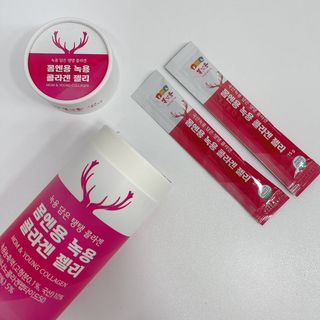 [몸엔용] 녹용 담은 탱탱 콜라겐 녹용 콜라겐 젤리 15g x 20포 — 5점을 준 리뷰어가 2022년 4월 올린 사용 사진