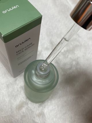 아르비엔 마일드케어 비건 시카세럼 — 5점을 준 리뷰어가 2021년 2월 올린 사용 사진