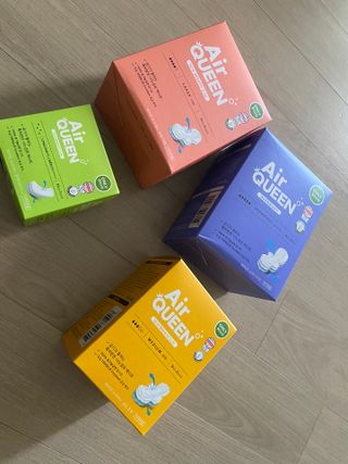 에어퀸 뉴브레스 유기농 생리대 4종 (팬티라이너 20P + 중형 10P + 대형 10P + 오버나이트 8P)_체험단 — 5점을 준 리뷰어가 2024년 7월 올린 사용 사진