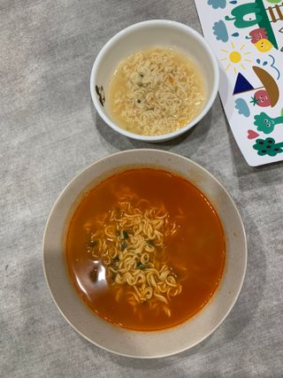 [풀무원] 자연은맛있다 정면, 백면, 홍면  세트 — 4점을 준 리뷰어가 2021년 4월 올린 사용 사진
