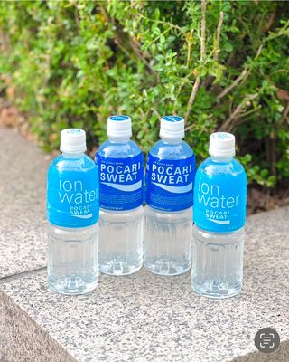 [동아오츠카] 포카리스웨트  500ml PET + 이온워터 500ml PET — 5점을 준 리뷰어가 2025년 7월 올린 사용 사진