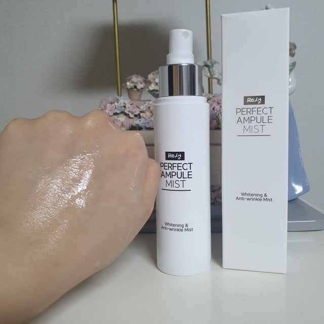 [Re생] 퍼팩트 앰플 이중 기능성 미스트 100ml  피부미백 주름개선 = 총 2개 200ml 증정 리뷰 사진